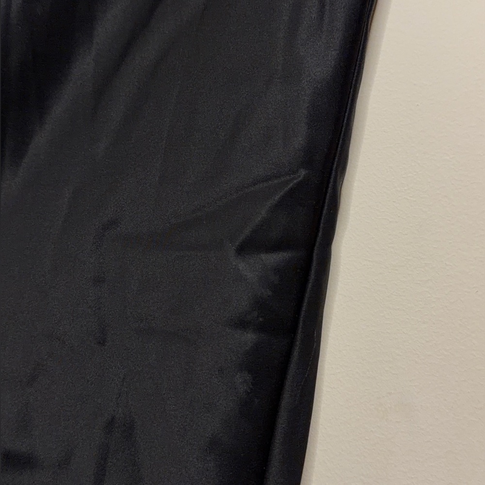 Reformation Black Vida Satin low rise Pants - Picture 6 of 9